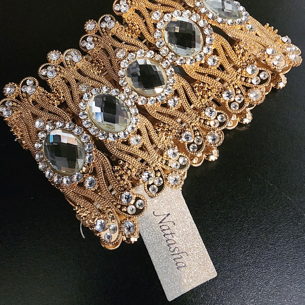 Gold and Silver Natasha Couture Bracelet